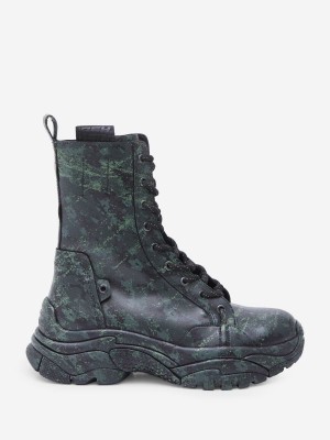 ASH Army Bis Høje Sneakers Dame Sort | IWYD-54910