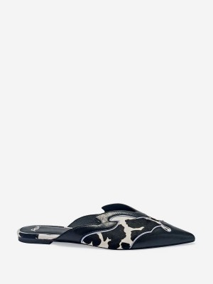 ASH Dido Slip Ons Dame Sort Hvide | CFDO-57281