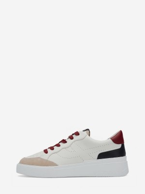 ASH Free Lave Sneakers Dame Sort Hvide Rød | LHBQ-86913