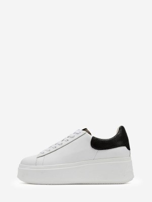 ASH Moby Lave Sneakers Dame Hvide Sort | ZOKU-04378