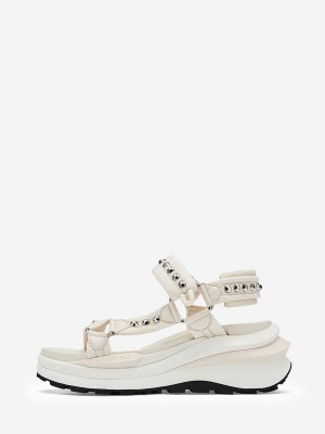 ASH Shogun Sneaker Sandals Dame Talc | GAQP-20384