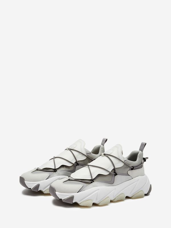 ASH Escape Lave Sneakers Dame Hvide Hvide | EJBV-86529