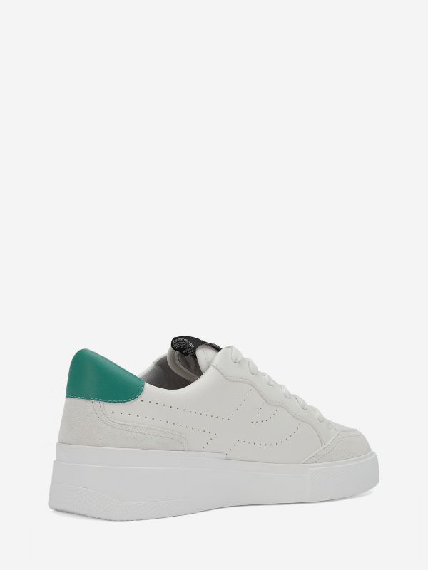 ASH Free Lave Sneakers Dame Hvide Grøn | ZOKU-76418