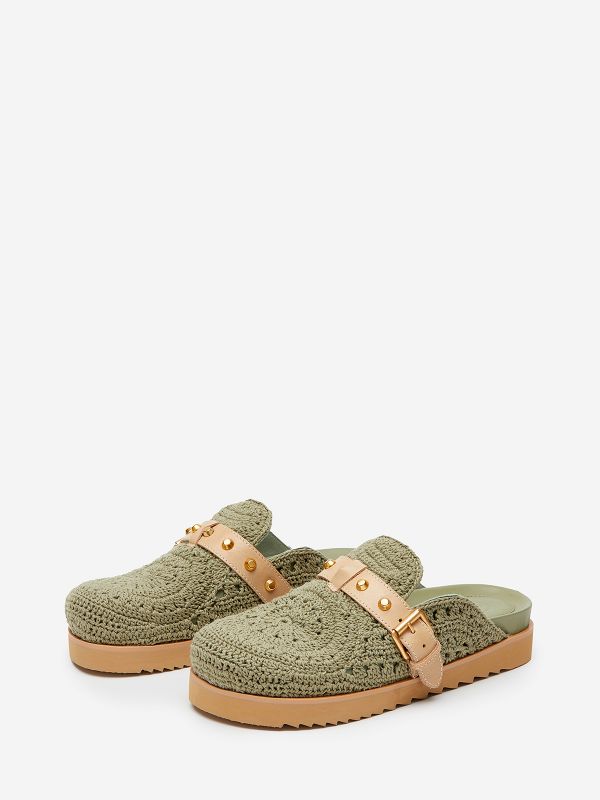 ASH Gioia Flade Sandaler Dame Grøn | NQUY-97216