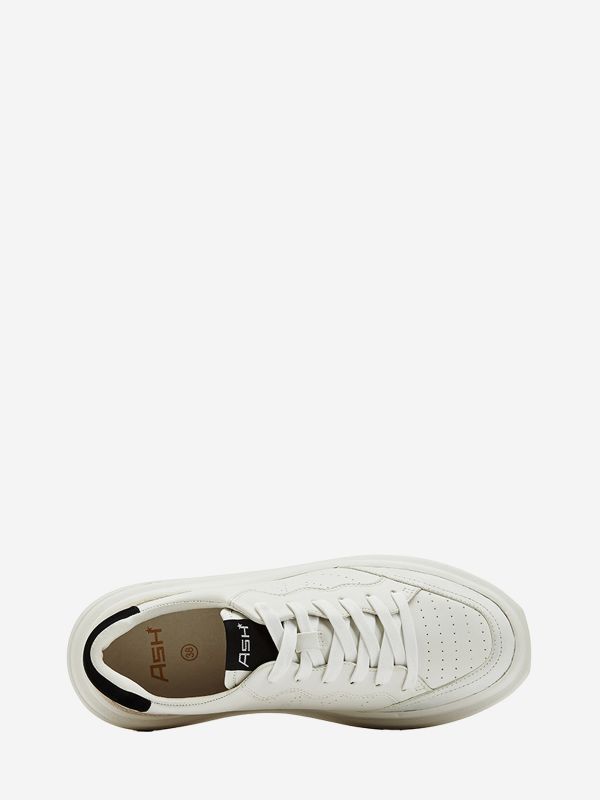 ASH Impuls Lave Sneakers Dame Hvide Hvide Sort | YXJF-82567