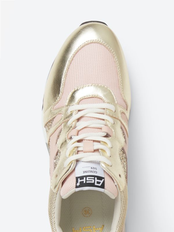 ASH Lux Lave Sneakers Dame Platine / Pinksalt | DPBI-65873