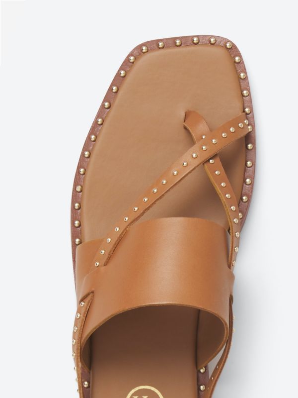 ASH Med Flade Sandaler Dame New Cinnamon | RSBW-58713