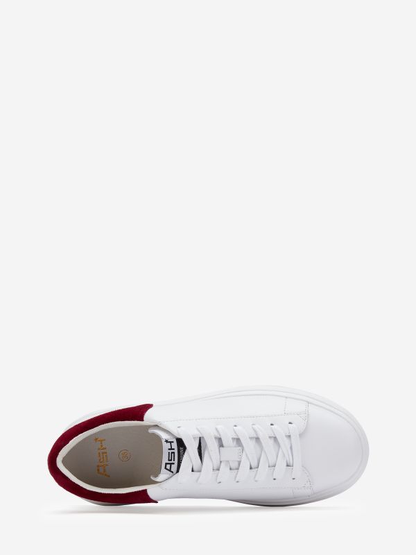 ASH Moby Lave Sneakers Dame Hvide Rød | AYZN-81495