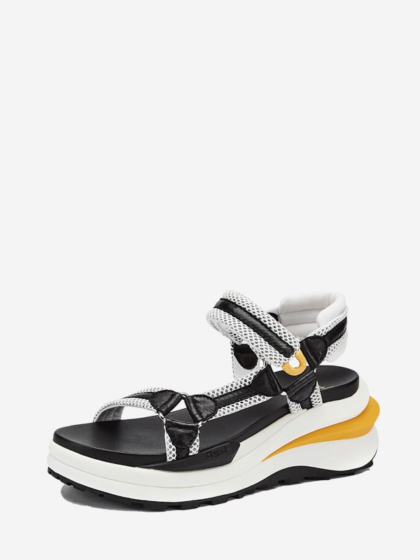 ASH Shogun Bis Sneaker Sandals Dame Hvide Sort | WYKQ-05613