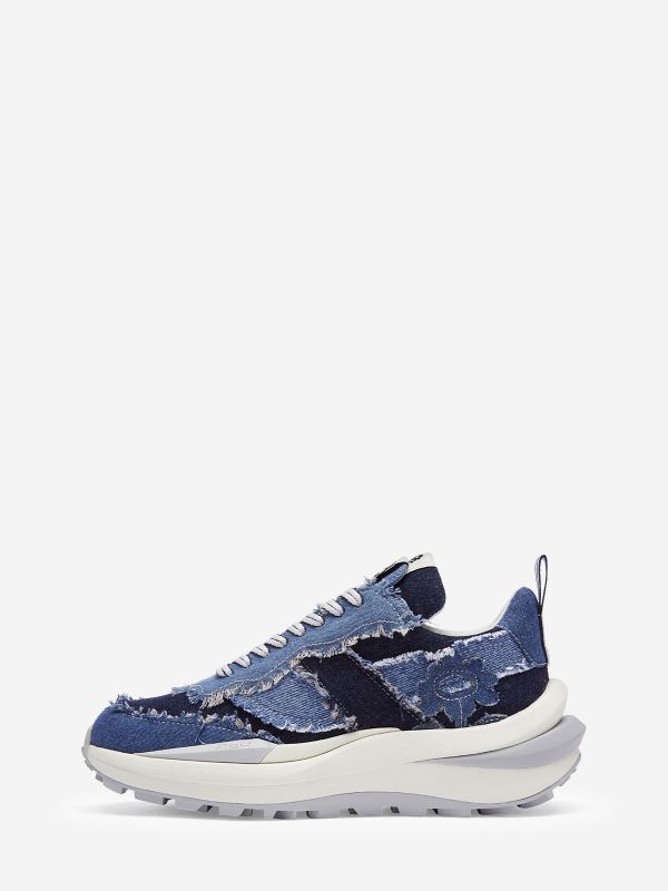 ASH Spider 620 Denim Lave Sneakers Dame Lyseblå Mørkeblå Blå Blå | FAJV-62049