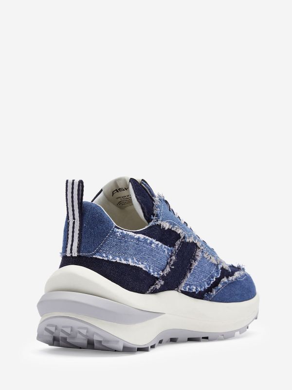 ASH Spider 620 Denim Lave Sneakers Dame Lyseblå Mørkeblå Blå Blå | OFJT-24183