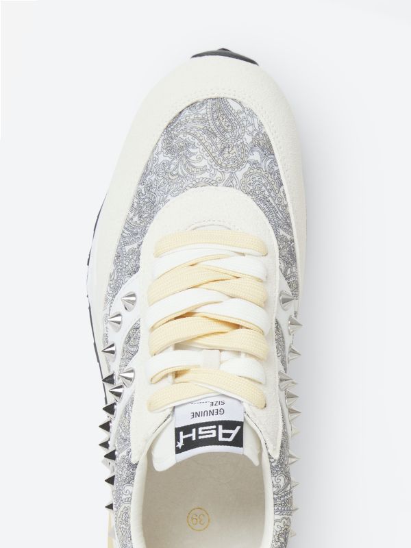 ASH Spider Studs Lave Sneakers Dame Hvide Hvide | FHCS-69721