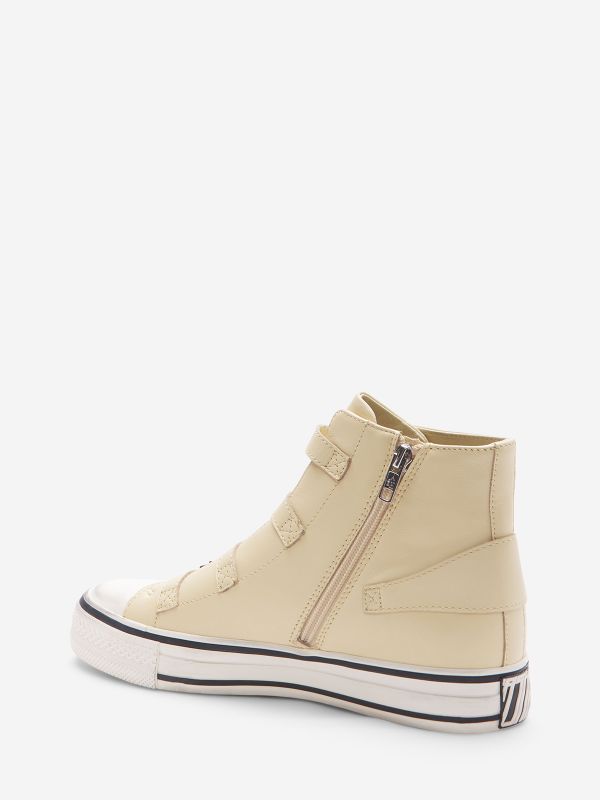 ASH Virgin Høje Sneakers Dame Vaniglia | IHZY-04321